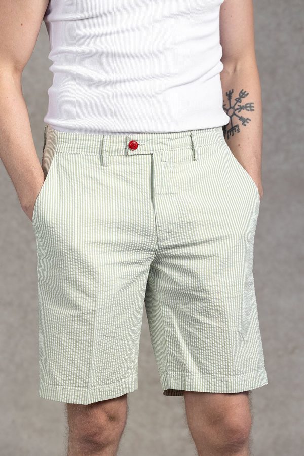 Zielone spodenki z kory bawełnianej